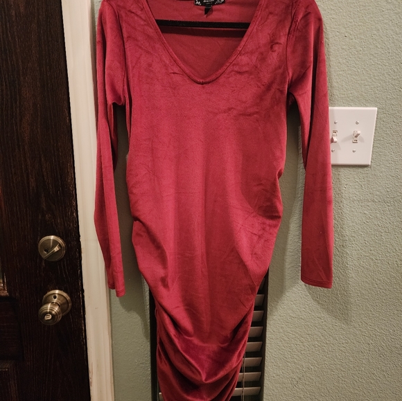 Suede dress - Picture 1 of 2